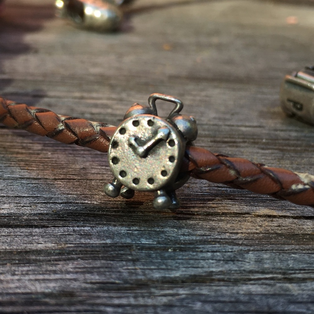 Discontinued Pandora Alarm Clock Charm